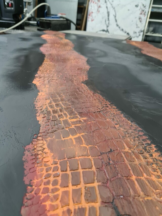 Moderne Spachteltechniken Moderne Spachteltechniken mit Kalk