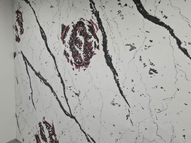 Moderne Spachteltechnik im Wohnzimmer Moderne Spachteltechnik im Wohnzimmer